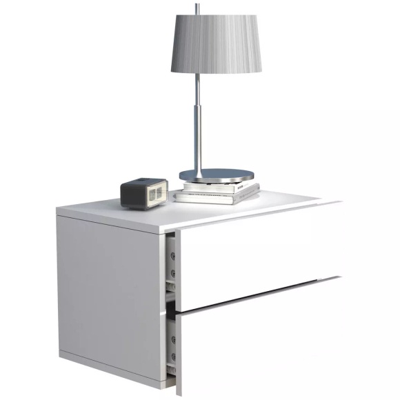 Holz Wandschublade Nachtschrank Wandboard Schublade Konsole Nachttisch Usal L 45 cm Holz Wandschublade Nachtschrank Wandboard Schublade Konsole Nachttisch Usal L 45 cm