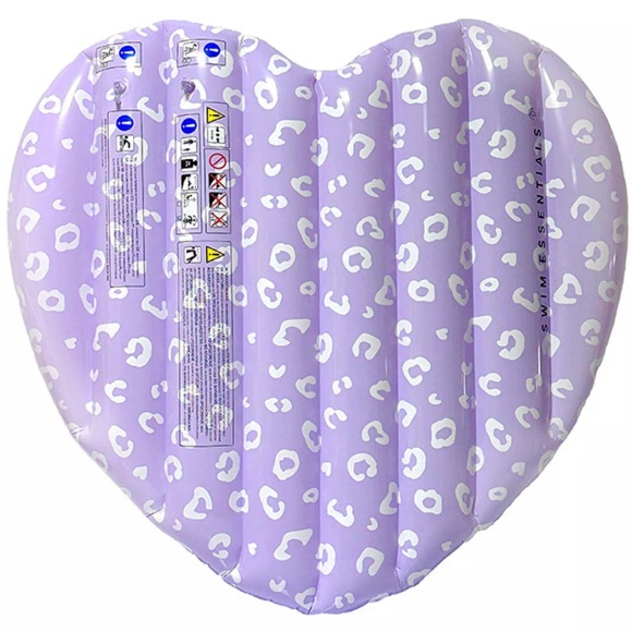 Luftmatratze 150cm Lila Leopard Heart Multicolor