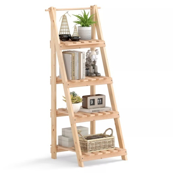 Northix - 4-stufiger, klappbarer Pflanzenständer, 52 CM