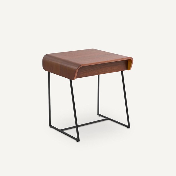 Nachttisch Bardi mit 1 Schublade, Design E. Gallina