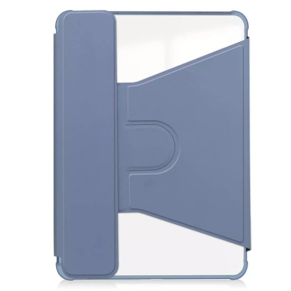 Cover-Discount - iPad Air 11 (M2 / M3) 360-Grad Hülle mit Tastatur, Violett,