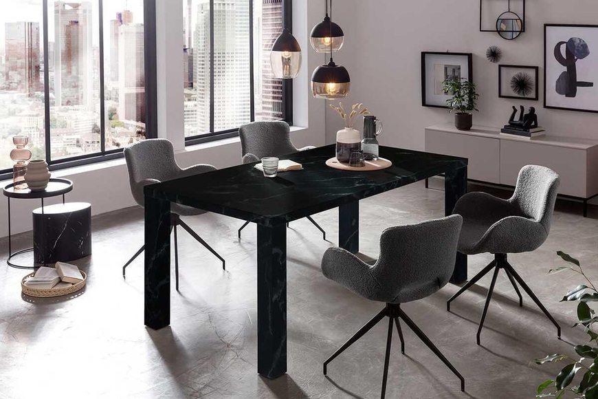 Esstisch Grubstox schwarz 180