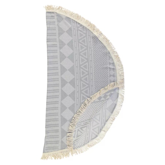 L'Anse - Badetuch Maguey, One Size, Silber