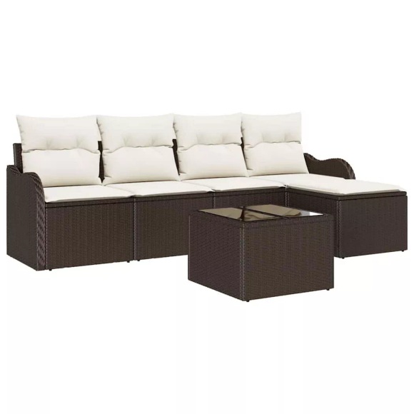 VidaXL - Garten-sofa poly-rattan, One Size, Braun