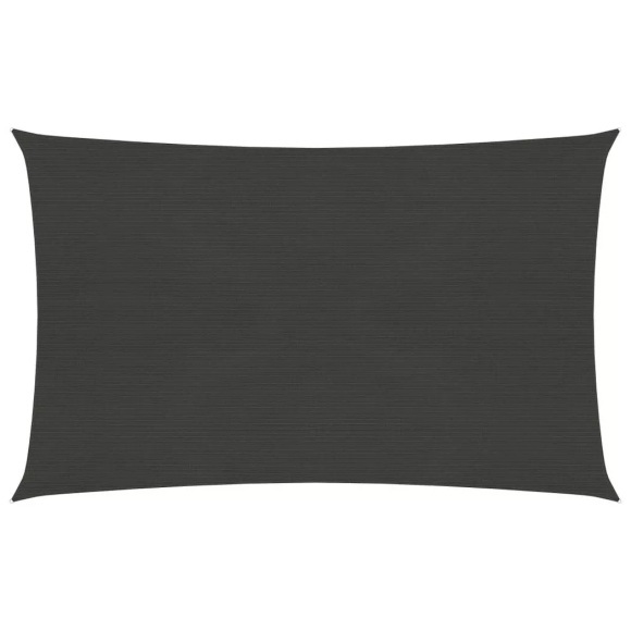 vidaXL Sonnensegel 160 g/m² Anthrazit 3x4 m HDPE