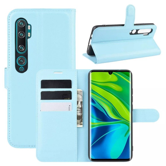 Xiaomi Mi Note 10 / 10 Pro - Leder Etui Hülle hell