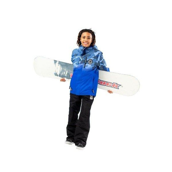 Snow Iceline Skijacke Unisex Blau 104