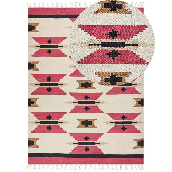 Teppich aus Baumwolle Klassisch GARNI Teppich aus Baumwolle Klassisch GARNI