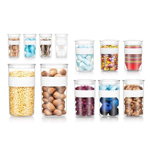 12er Set Vorratsdosen PRESSO Cremefarben 12er Set Vorratsdosen PRESSO Cremefarben