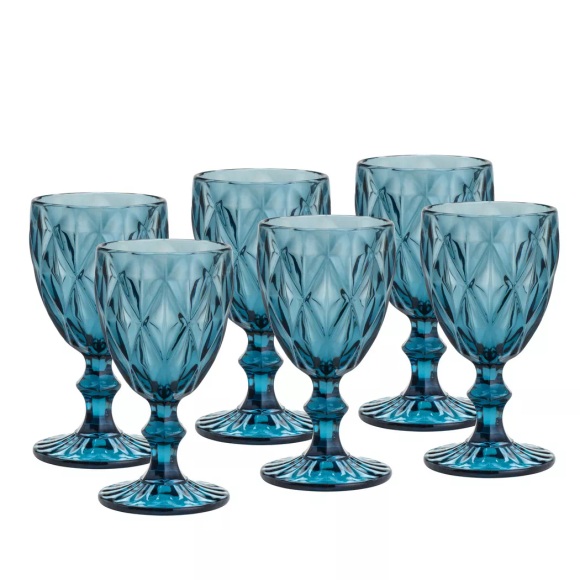 Blauer Diamant 6er-set Gläser Unisex ONE SIZE