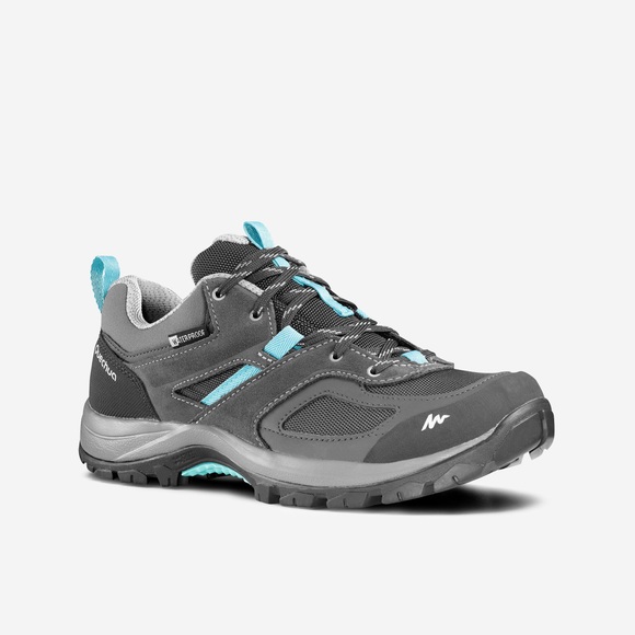 Wanderschuhe Bergwandern Mh100 Wasserdicht Damen Damen Taubengrau 42