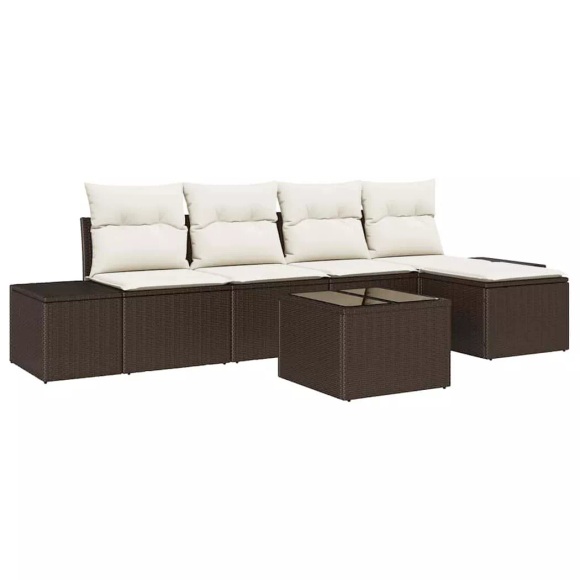 VidaXL - Garten-sofa poly-rattan, One Size, Braun