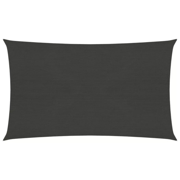 vidaXL Sonnensegel 160 g/m² Anthrazit 3x5 m HDPE
