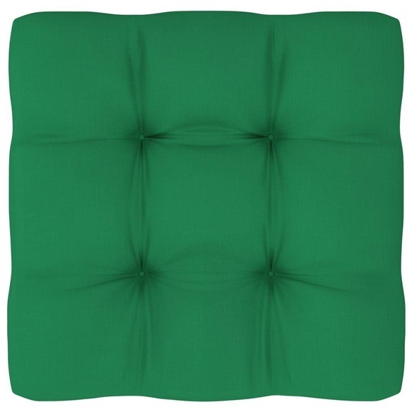vidaXL Palettensofa-Kissen Grün 50x50x12 cm