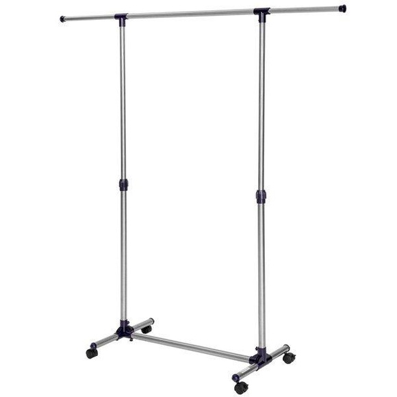 Kleiderständer auf Rollen ausziehbar 1 Stange 150x45x166cm Kleiderständer auf Rollen ausziehbar 1 Stange 150x45x166cm
