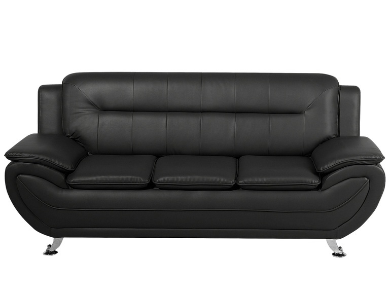 3 Sitzer Sofa aus Kunstleder Modern LEIRA 3 Sitzer Sofa aus Kunstleder Modern LEIRA