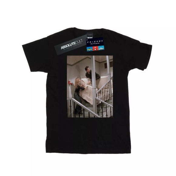 Sofa Stairs Photo Tshirt Unisex Schwarz XXL