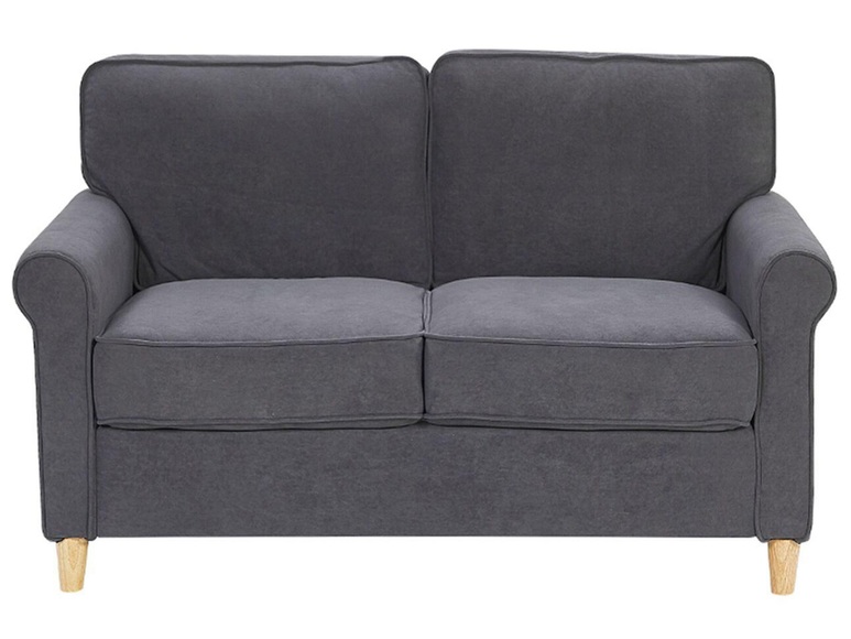 2 Sitzer Sofa aus Samtstoff Retro RONNEBY 2 Sitzer Sofa aus Samtstoff Retro RONNEBY