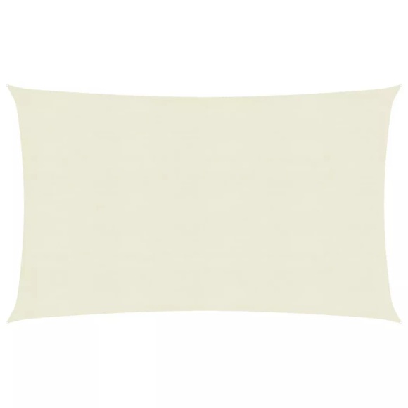 vidaXL Sonnensegel 160 g/m² Creme 2,5x4,5 m HDPE