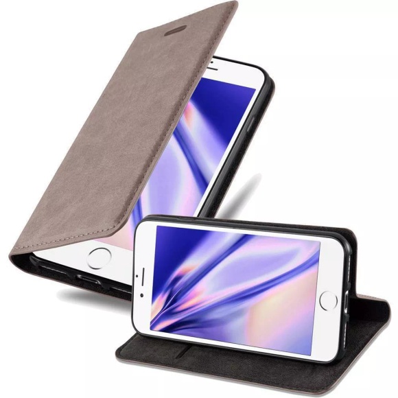 Hülle für Apple iPhone 7 / 7S / 8 / SE 2020 Magnetverschluss, Kartenfach