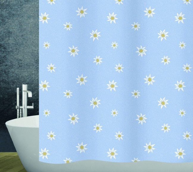 Duschvorhang Textil Edelweiss Unisex Multicolor 180X240CM