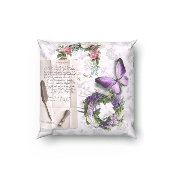 Lotus Bettwaren - Bettwäsche Renforcé Boutique Lavande, 65x65cm, Flieder