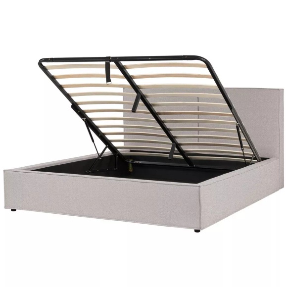 Bett mit Lattenrost aus Polyester Modern MOISSAC Bett mit Lattenrost aus Polyester Modern MOISSAC