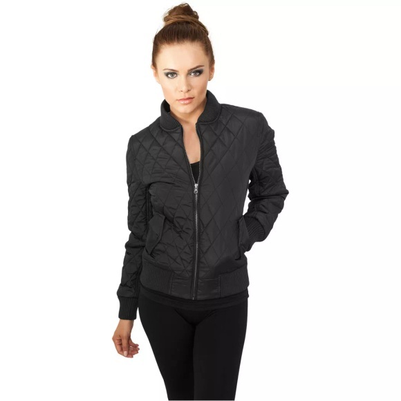 Urban classics ladies - diamond BOMBER nylon Quilted Jacket