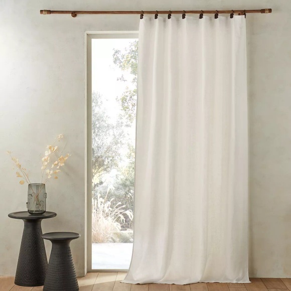 Vorhang Private Unisex Weiss 140x350CM