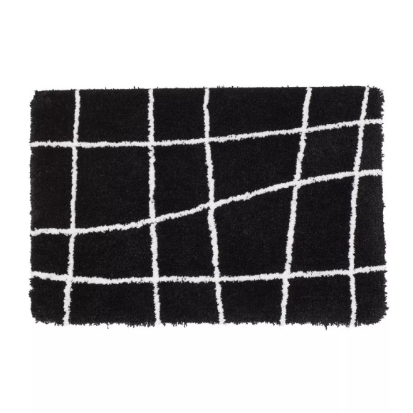 Diaqua - Badteppich Network 60 x 90 cm, Anthrazit