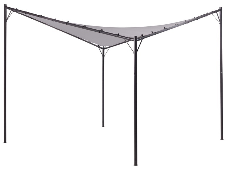 Pavillon Aus Polyester Modern Aventine Unisex Taubengrau ONE SIZE