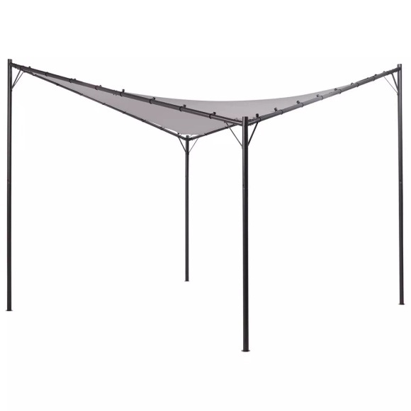 Pavillon Aus Polyester Modern Aventine Unisex Taubengrau ONE SIZE