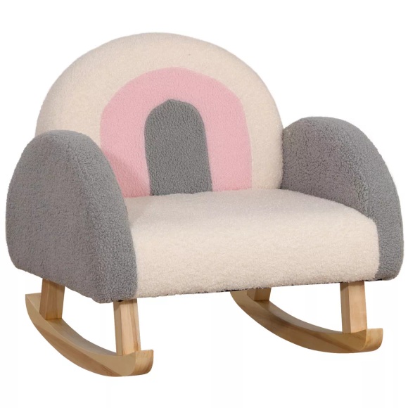 HOMCOM - Kindersofa, One Size, Grau