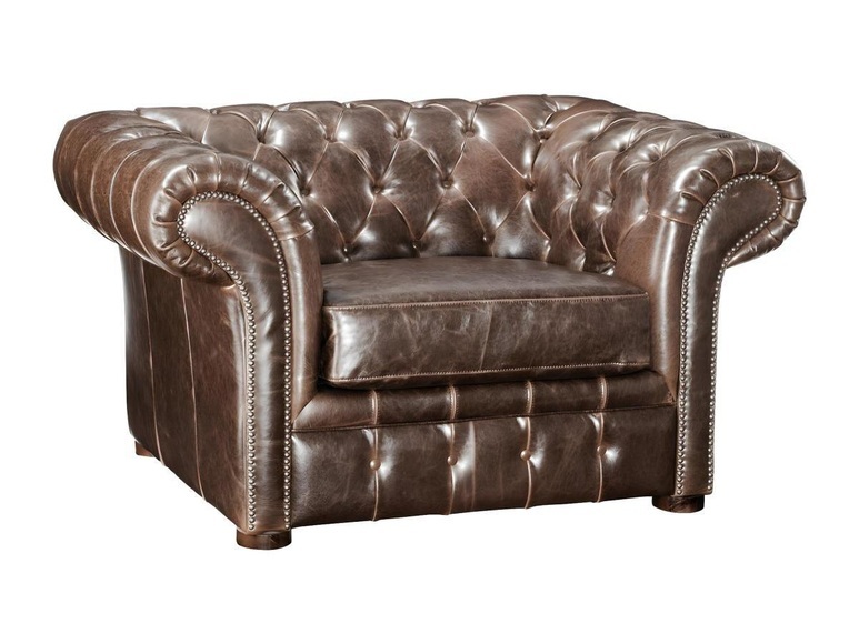 Chesterfield Ledersessel CLOTAIRE Vintage Leder Chesterfield Ledersessel CLOTAIRE Vintage Leder