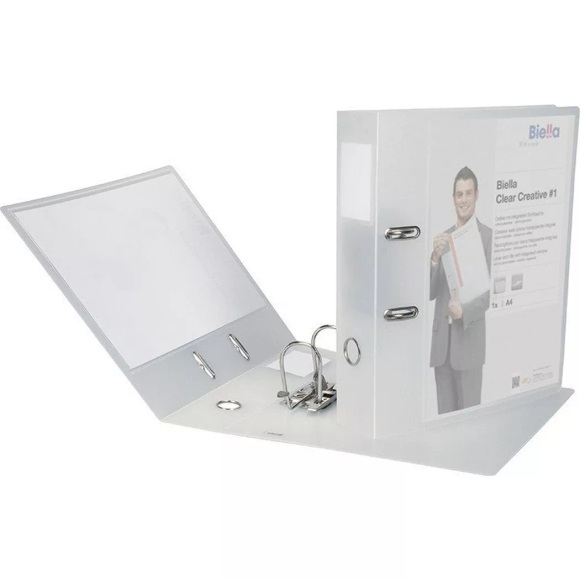 BIELLA Ordner Clear Creative#1 7cm 119417.03 transparent A4