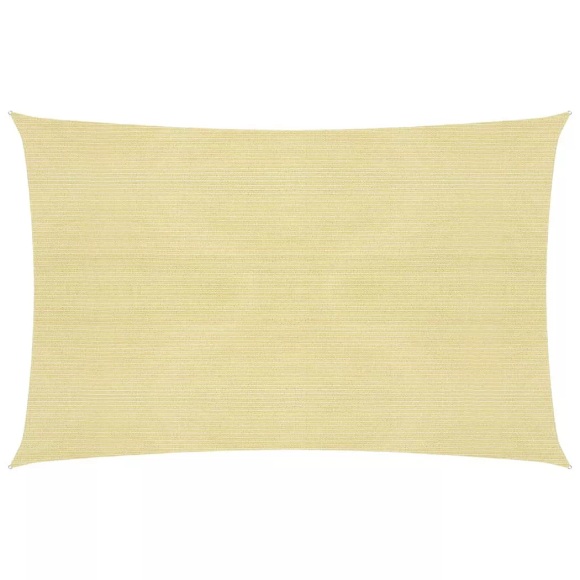 vidaXL Sonnensegel 160 g/m² Beige 2x3,5 m HDPE