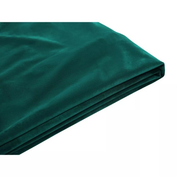 Beliani Bezug für Bett FITOU Samtstoff dunkelgrün 180 x 200 cm