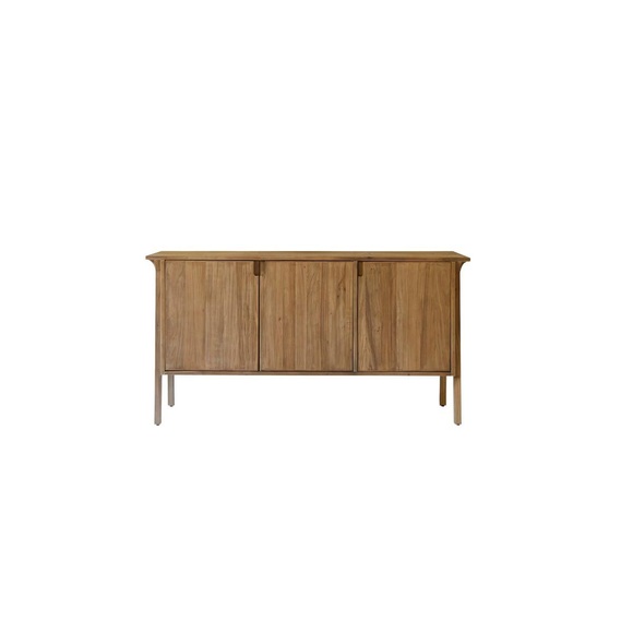 Anrichte Aus Recyceltem, Massivem Kiefer- Und Ulmenholz 155 Cm Hazel Unisex Zimt ONE SIZE