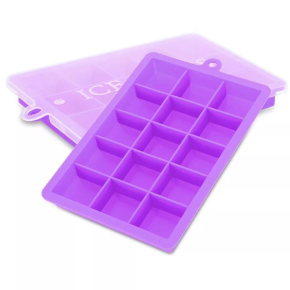 Intirilife - 2x Eiswürfelformen, Lila