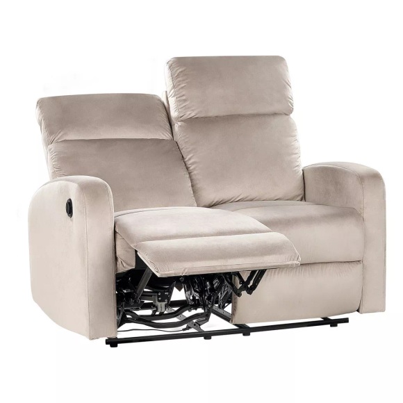 2 Sitzer Sofa aus Samtstoff Modern VERDAL 2 Sitzer Sofa aus Samtstoff Modern VERDAL