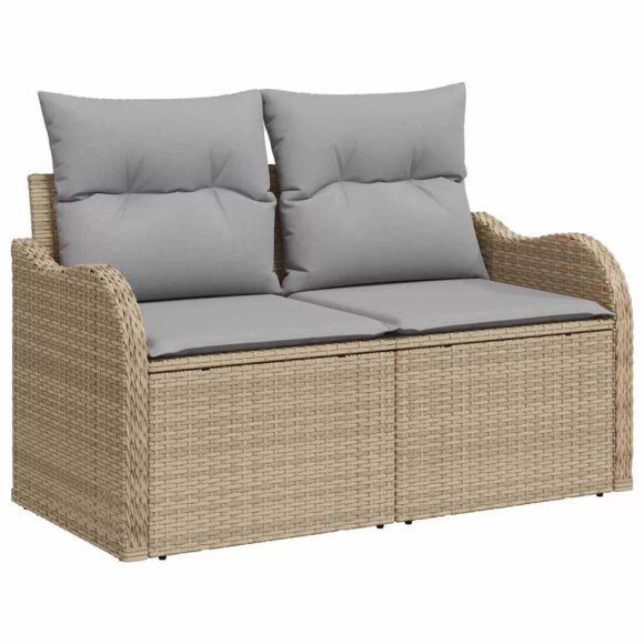 VidaXL - Modulares sofa poly-rattan, One Size, Beige