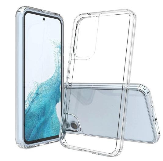 JT Berlin - Samsung Galaxy A54 5G Hybrid Hülle TPU Bumper + Acryl Rückseite Pankow (10915) - Transparent