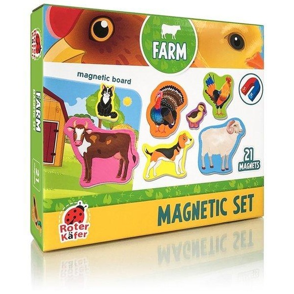 ROTER KÄFER - Spielmagnete Bauernhoftiere