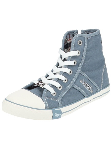 Mustang Shoes Sneaker »High-Top-Sneaker, Freizeitschuh«, mit Label in der Laufsohle