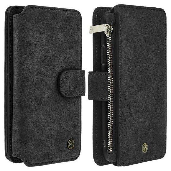 Avizar Apple iPhone XR Wallet Multi-Fach Case-schwarz
