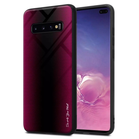 Hülle für Samsung Galaxy S10 PLUS Streifen Optik
