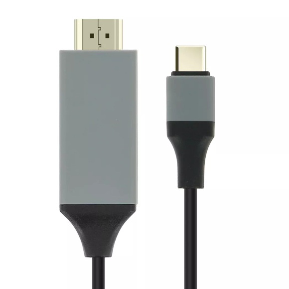 wiwu USB-C-Kabel 4K HDMI HDTV Ultra HD 2m WIWU-Black Schwarz