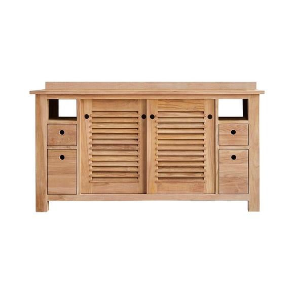 Badunterschrank aus Teak 145 Coline Badunterschrank aus Teak 145 Coline