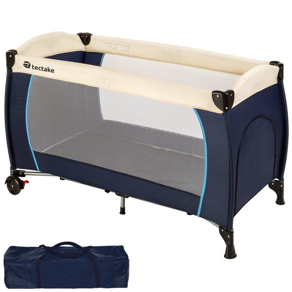 Kinderreisebett Unisex Blau 70 CM