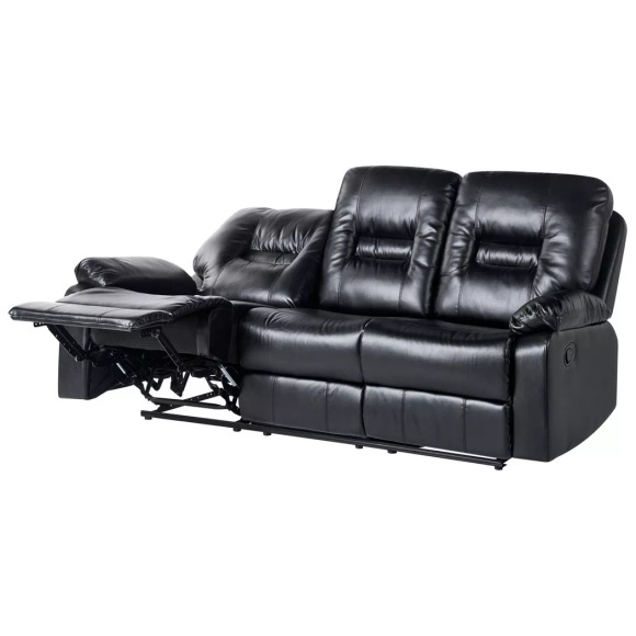3 Sitzer Sofa aus Kunstleder Modern BERGEN 3 Sitzer Sofa aus Kunstleder Modern BERGEN